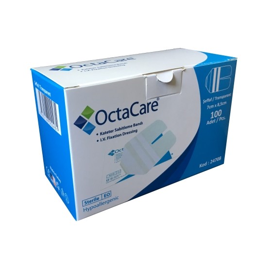 OCTACARE TRANSPARENT I.V.FIXATION PLASTER