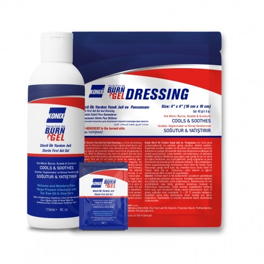 Konix Burn Gel & Dressing