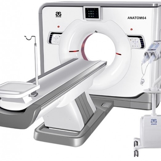 Anatom 64 with integrated Automatic Contrast Agent Injector