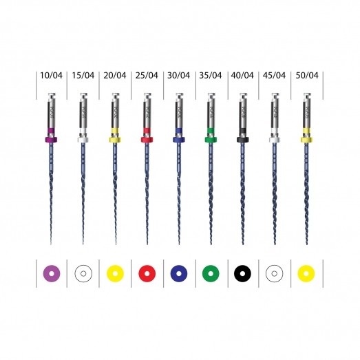 EndoArt Smart Blue Heat Treated Control Memory Rotary Files