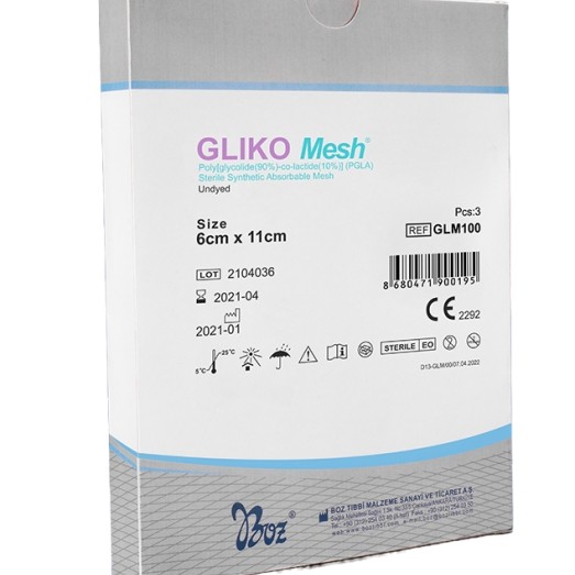Gliko Mesh - Sterile and Synthetic Absorbable Mesh