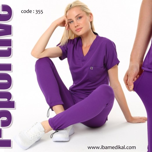 I-Sportive Lycra Scrub Suit