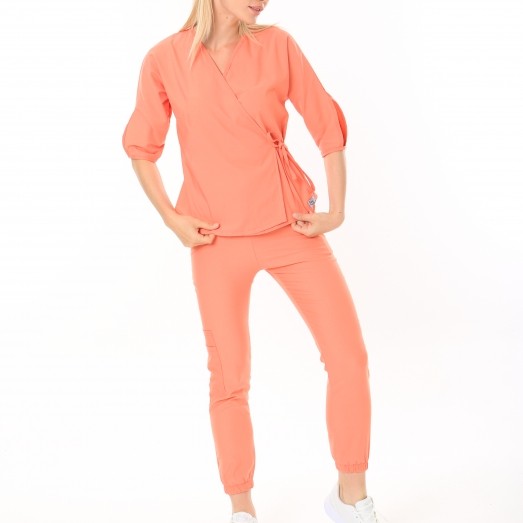 Butterfly Lycra Scrub Suit