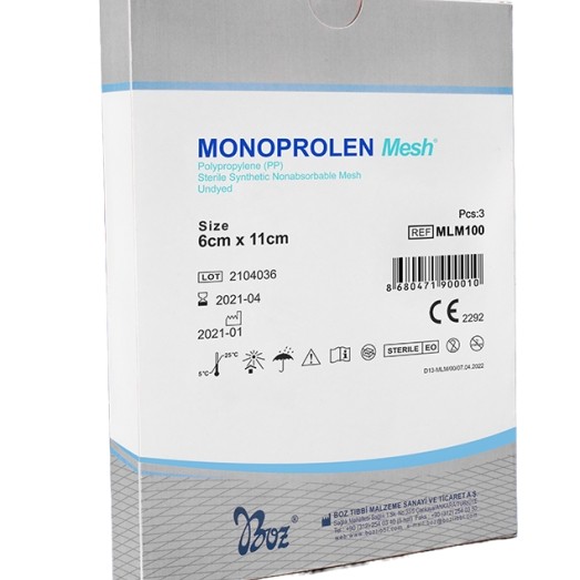 Monoprolen Mesh - Polypropylene (PP) Sterile Synthetic Nonabsorbable Mesh