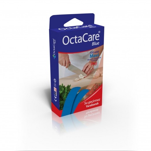 OCTACARE BLUE DETECTABLE FIRST AID PLASTER