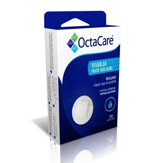 OCTACARE ROUND FIRST AID PLASTER