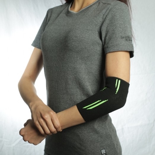 R-11E Knitted Elastic Elbow Support Phospor Color