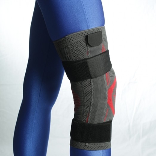 R-4EM Knitted Knee Orthosis with Bandage and Hinge
