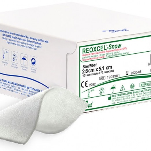 Reoxcel Snow - Oxidised Regenerated Cellulose (ORC)