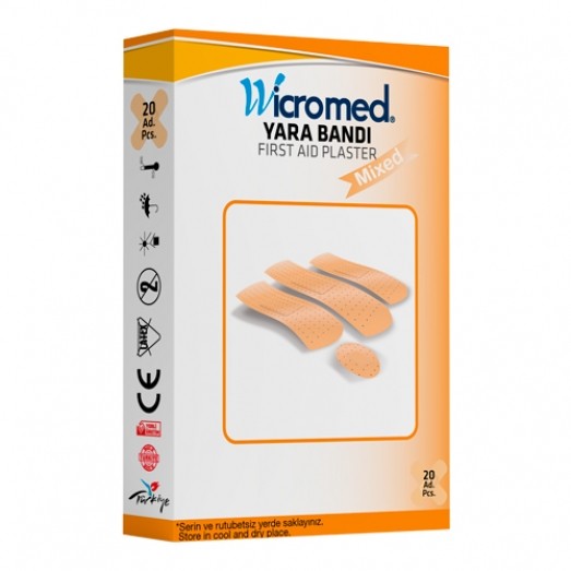 Wicromed First Aid Plaster Mixed