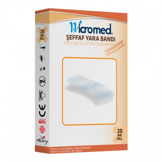 Wicromed First Aid Plaster Transparent